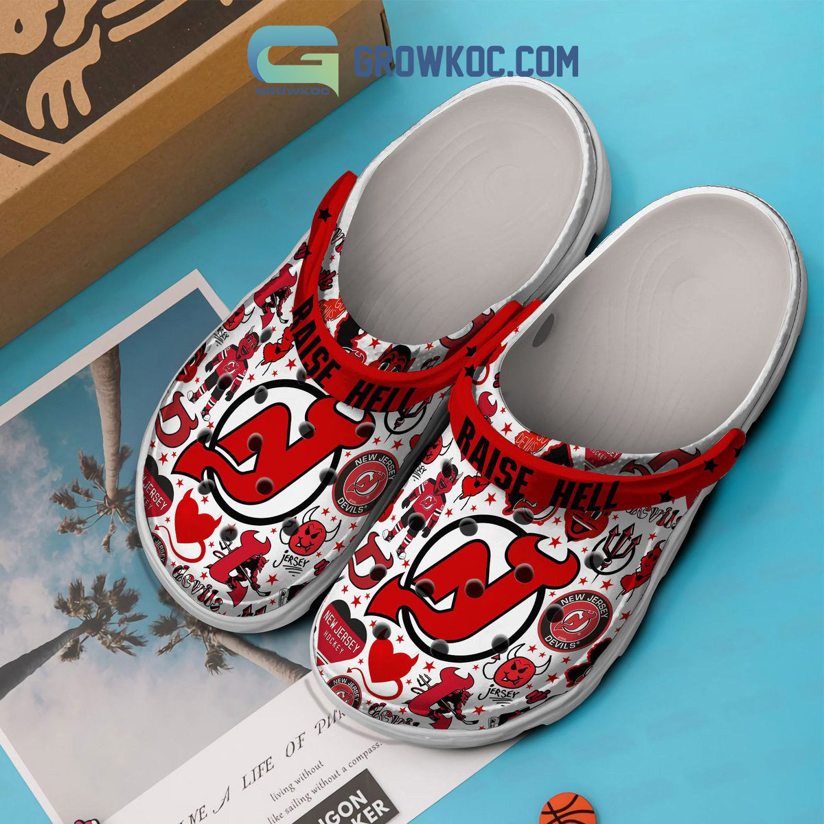 New Jersey Devils Raise Hell Clogs Crocs