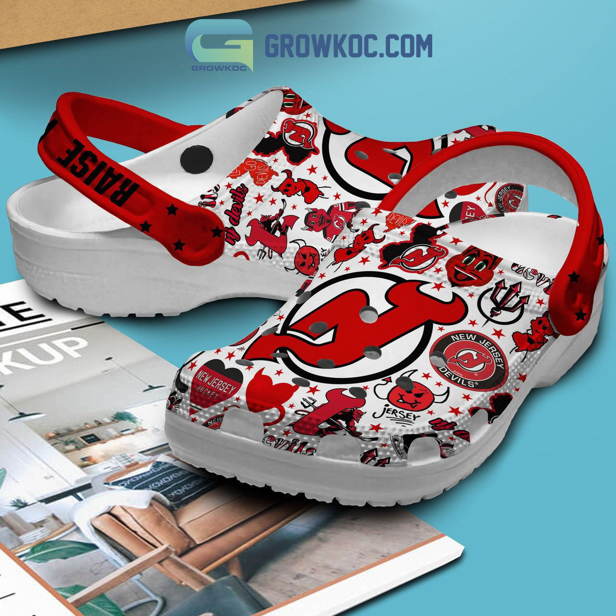 New Jersey Devils Raise Hell Clogs Crocs