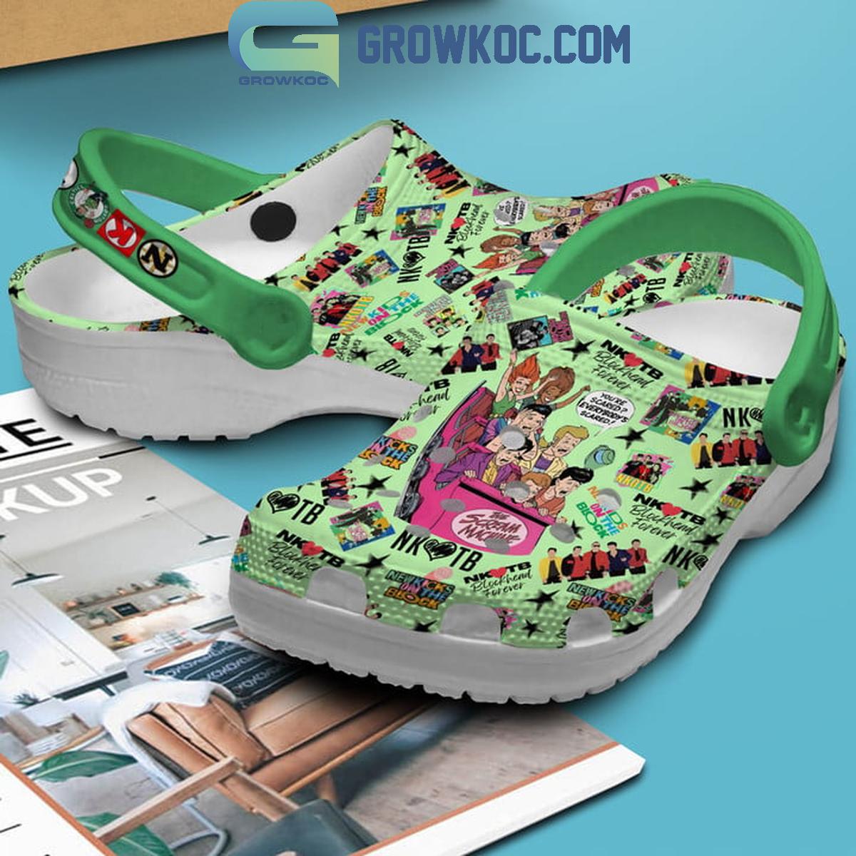New Kids On The Blocks Boston Celtics The Sream Machine Crocs Clogs