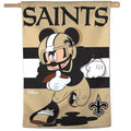 New Orleans Saints Banner Mickey Mouse Football House Flag