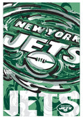 New York Jets Garden Flag 2 Sided Justin Patten Logo