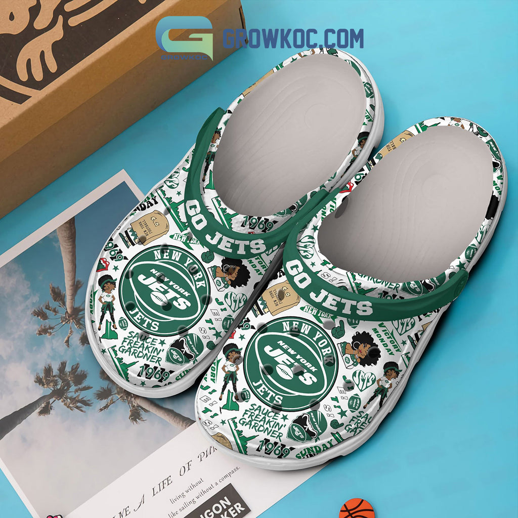 New York Jets Go Jets Victory Monday Clogs Crocs