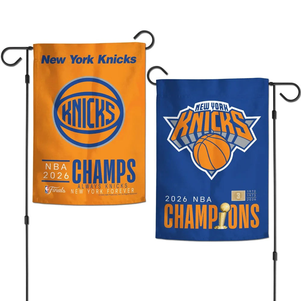 New York Knicks 2026 NBA Champions 2 Sided Garden Flag