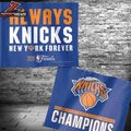 New York Knicks NBA Season 2025-2026 Eastern Conference Champions Double-Sided Garden House Flag