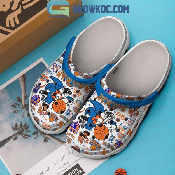 New York Knicks Take Your Shot Basketball Fan Crocs Clogs