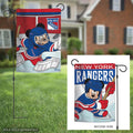 New York Rangers Mickey Mouse 2 Sided Garden Flag