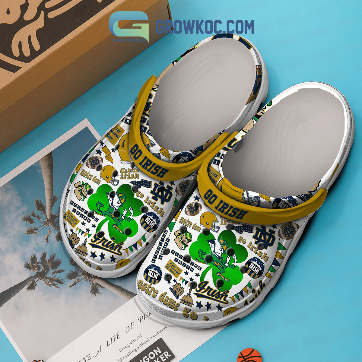 Notre Dame Fighting Irish NCAA Go Irish Clogs Crocs