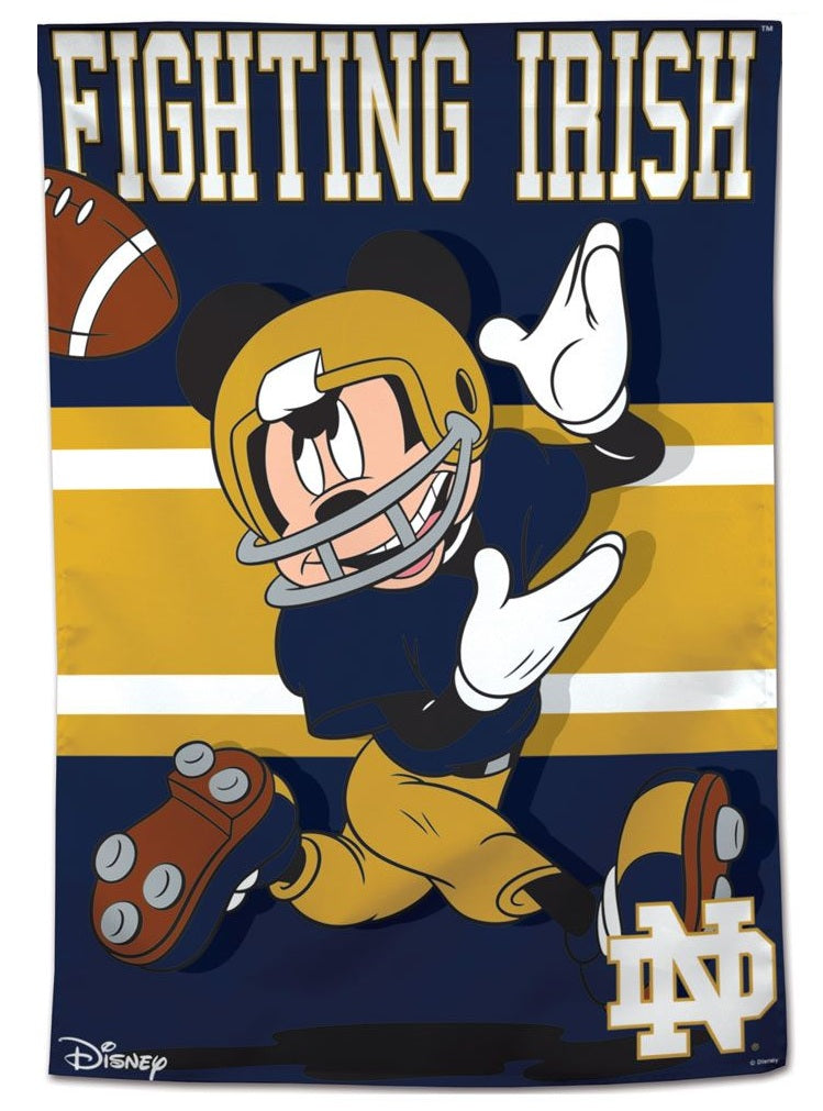 Notre Dame Mickey Mouse Banner