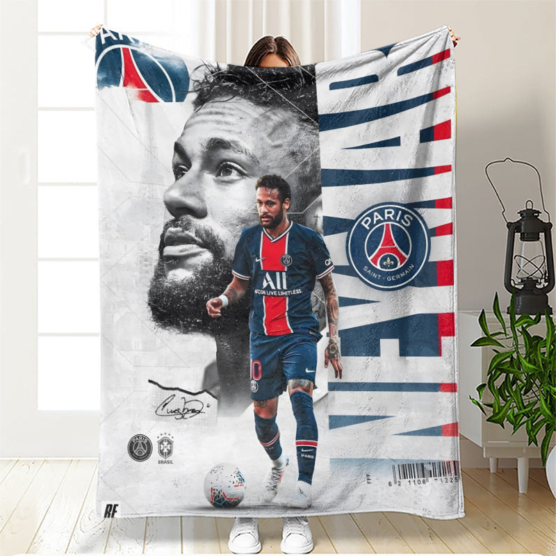 Neymar Jr. Football Blanket - Multiple Options