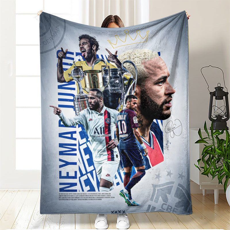 Neymar Jr. Football Blanket - Multiple Options