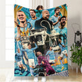 Manchester City Football Blanket
