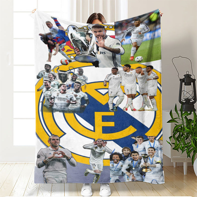 Football Real Madrid Blanket - Multiple Options