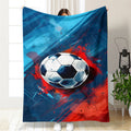 Playful Cartoon Football Blanket - Multiple Options