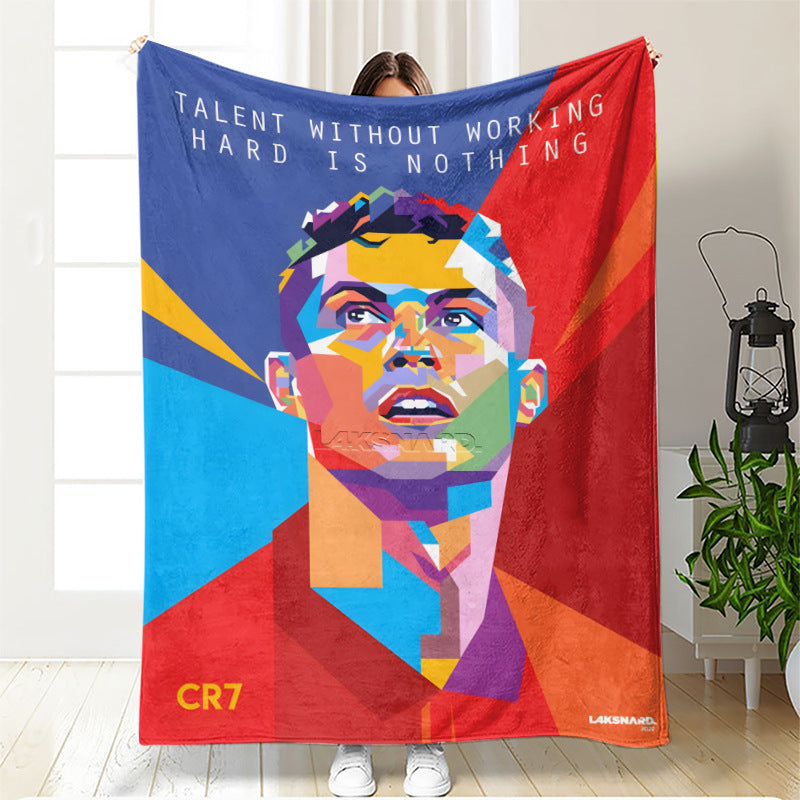 Football Cristiano Ronaldo Blanket - Multiple Options