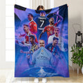 Champions League Football Blanket