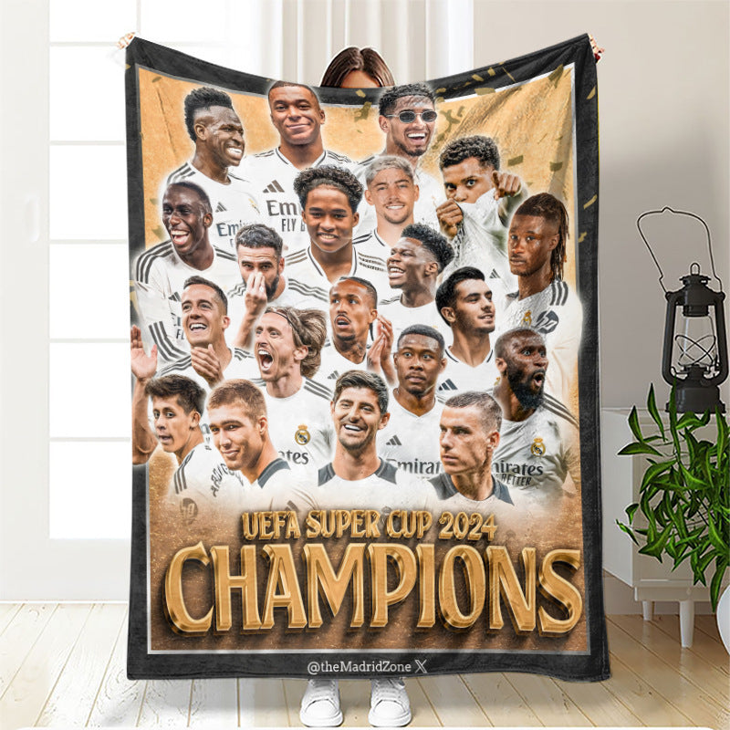 Football Real Madrid Blanket - Multiple Options