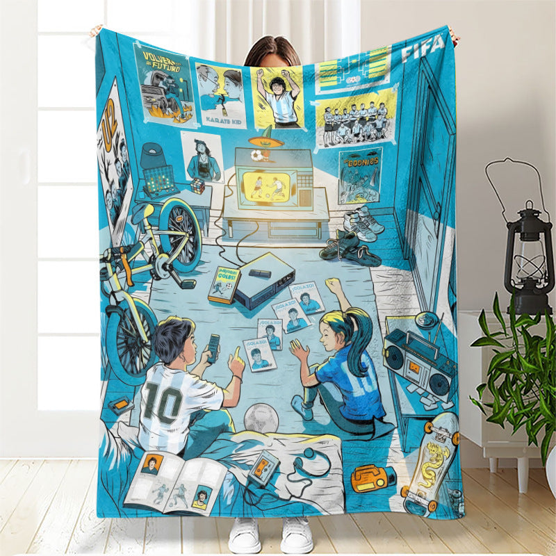 Argentina Football Blanket