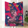 Lamine Yamal Football Blanket