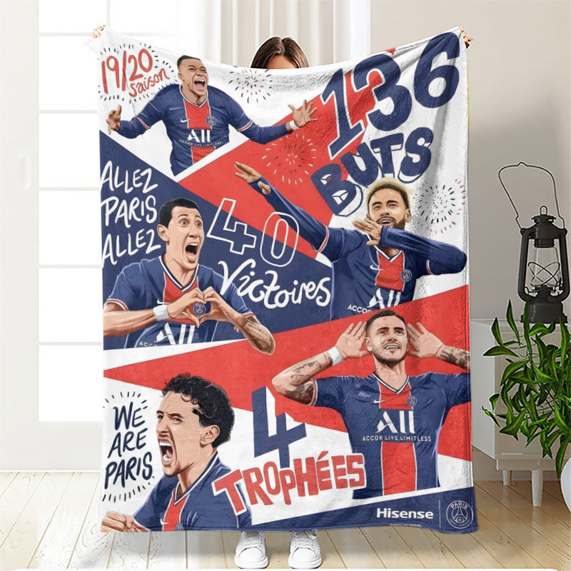 PSG Football Blanket