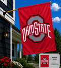 Ohio State Buckeyes Flag Vertical House Banner