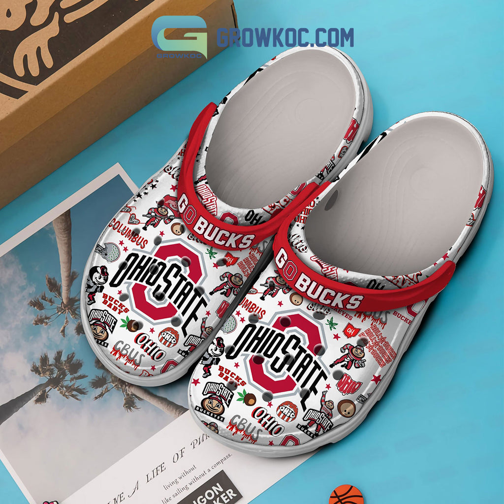 Ohio State Buckeyes Go Bucks Clogs Crocs