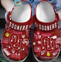 Oklahoma Sooners 2023 Champions Red Design Crocs
