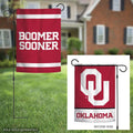 Oklahoma Sooners Boomer Sooner 2 Sided Garden Flag