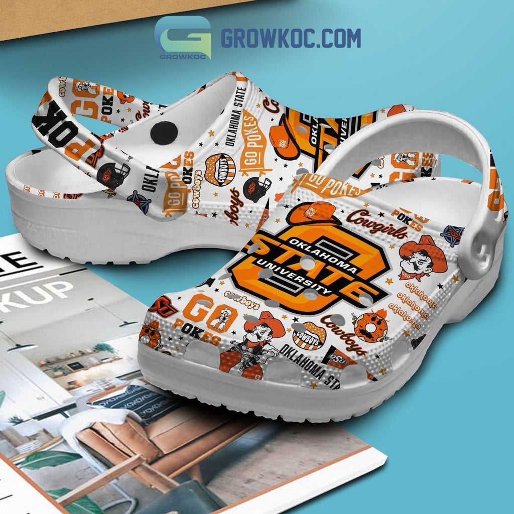 Oklahoma State Cowboys NCAA Go Pokes Clogs Crocs