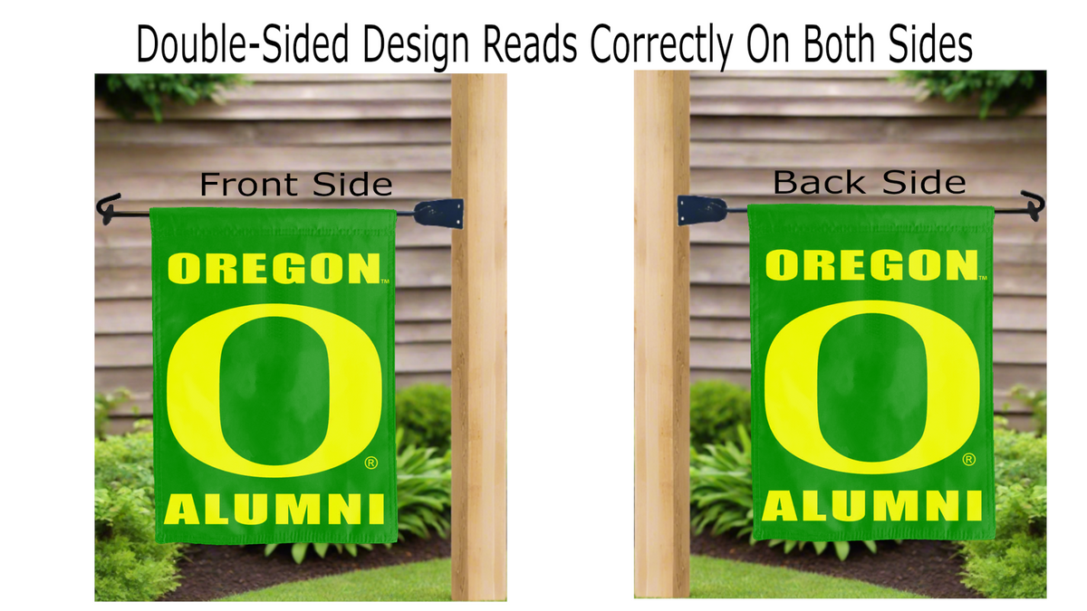 University of Oregon Alumni Double Sided Garden Flag