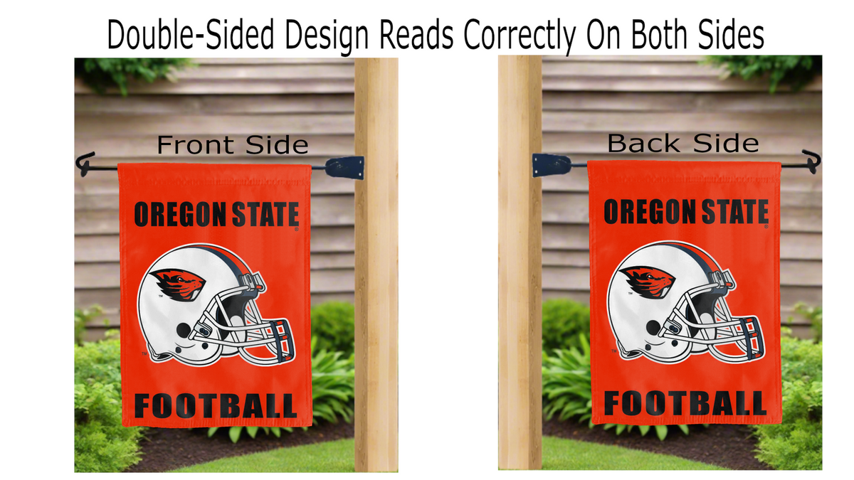 Oregon State Football Double Sided Garden Flag