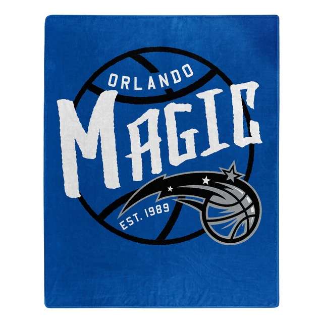 Orlando Magic Throw Blanket 50×60 Blacktop Design