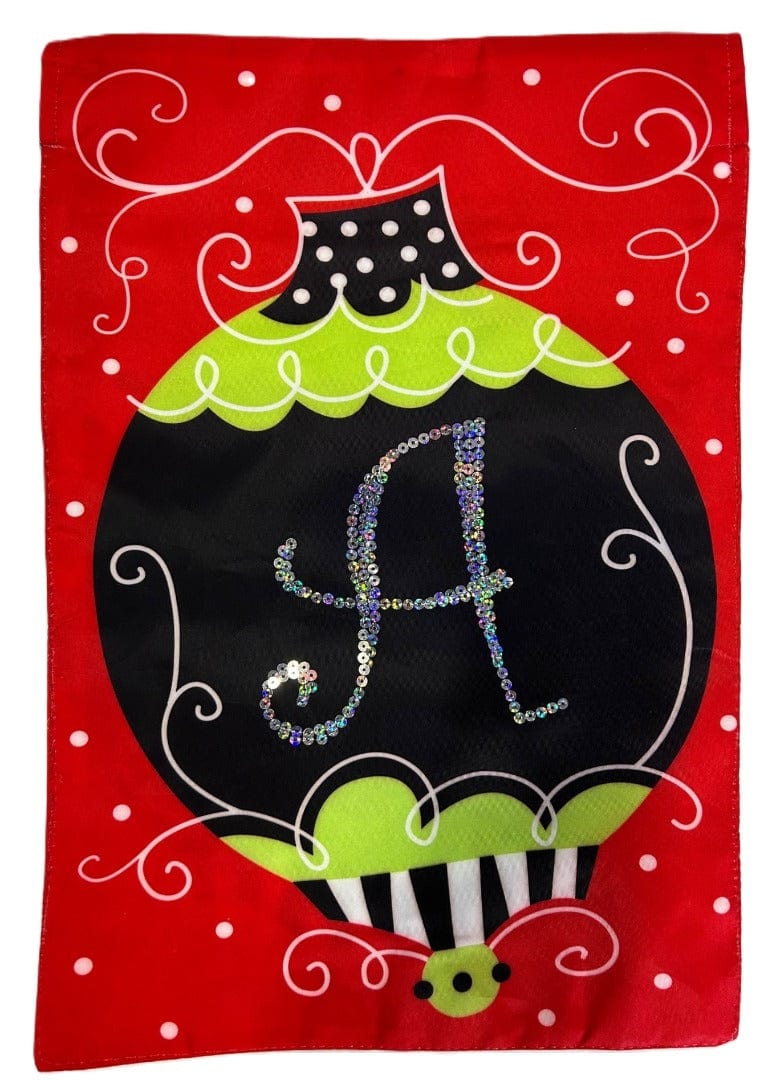 Ornament A Bling Christmas Garden Flag 2 Sided