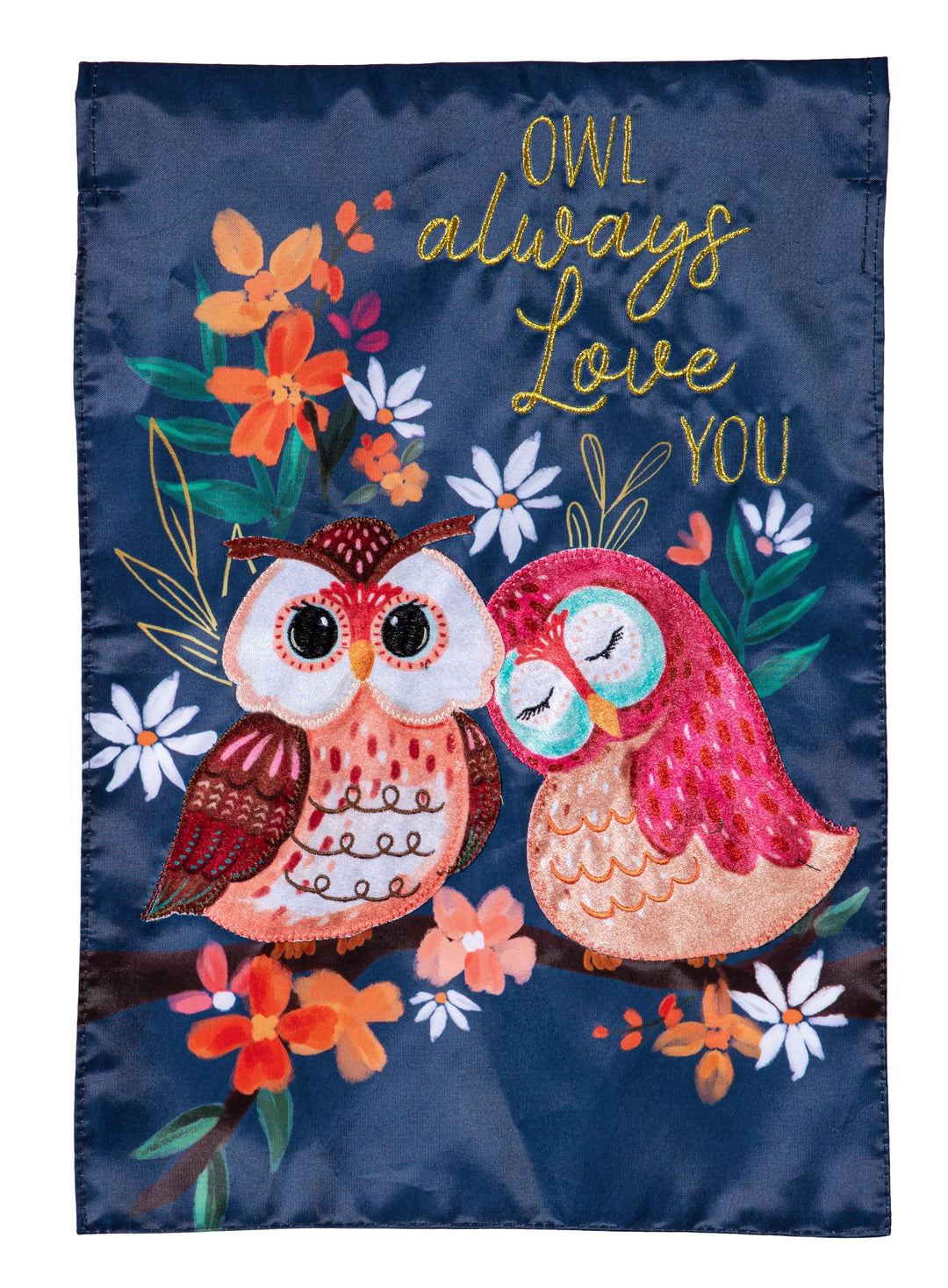 Owl Always Love You 2 Sided Garden Flag