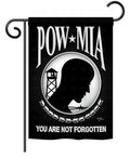 POW MIA Garden Flag 2 Sided You Are Not Forgotten