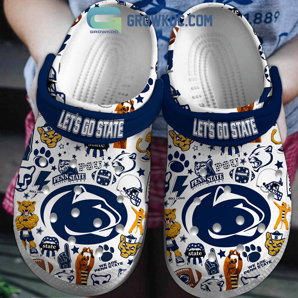 Penn State Nittany Lions Let's Go State Clogs Crocs