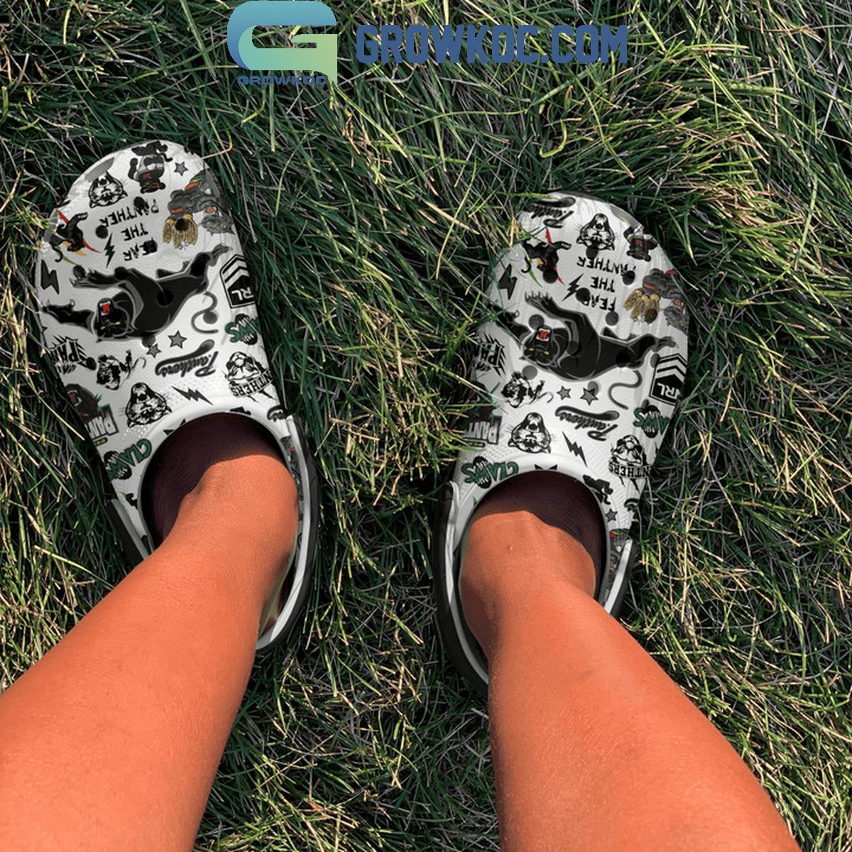 Penrith Panthers Rugby Fear The Panther Crocs Clogs
