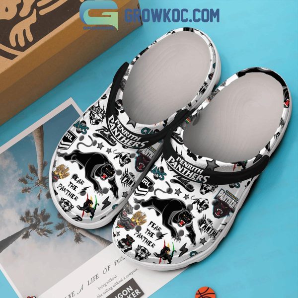 Penrith Panthers Rugby Fear The Panther Crocs Clogs