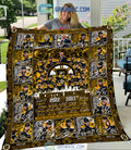 Perfect Season Boston Bruins 2022 2023 Most Wins In NHL History Fleece Blanket Quilt