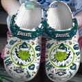 Philadelphia Eagles Grinch Christmas Clogs Crocs