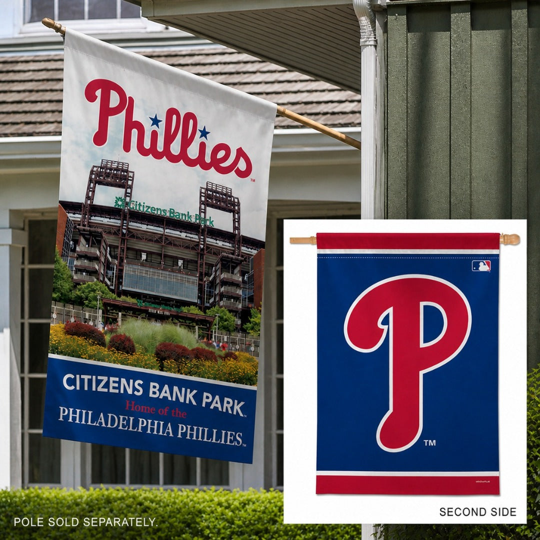 Philadelphia Phillies Flag 2 Sided House Banner Citizens Bank Park