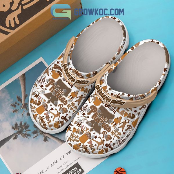 Philadelphia Phillies High Hopes Palomino Styles Clogs Crocs