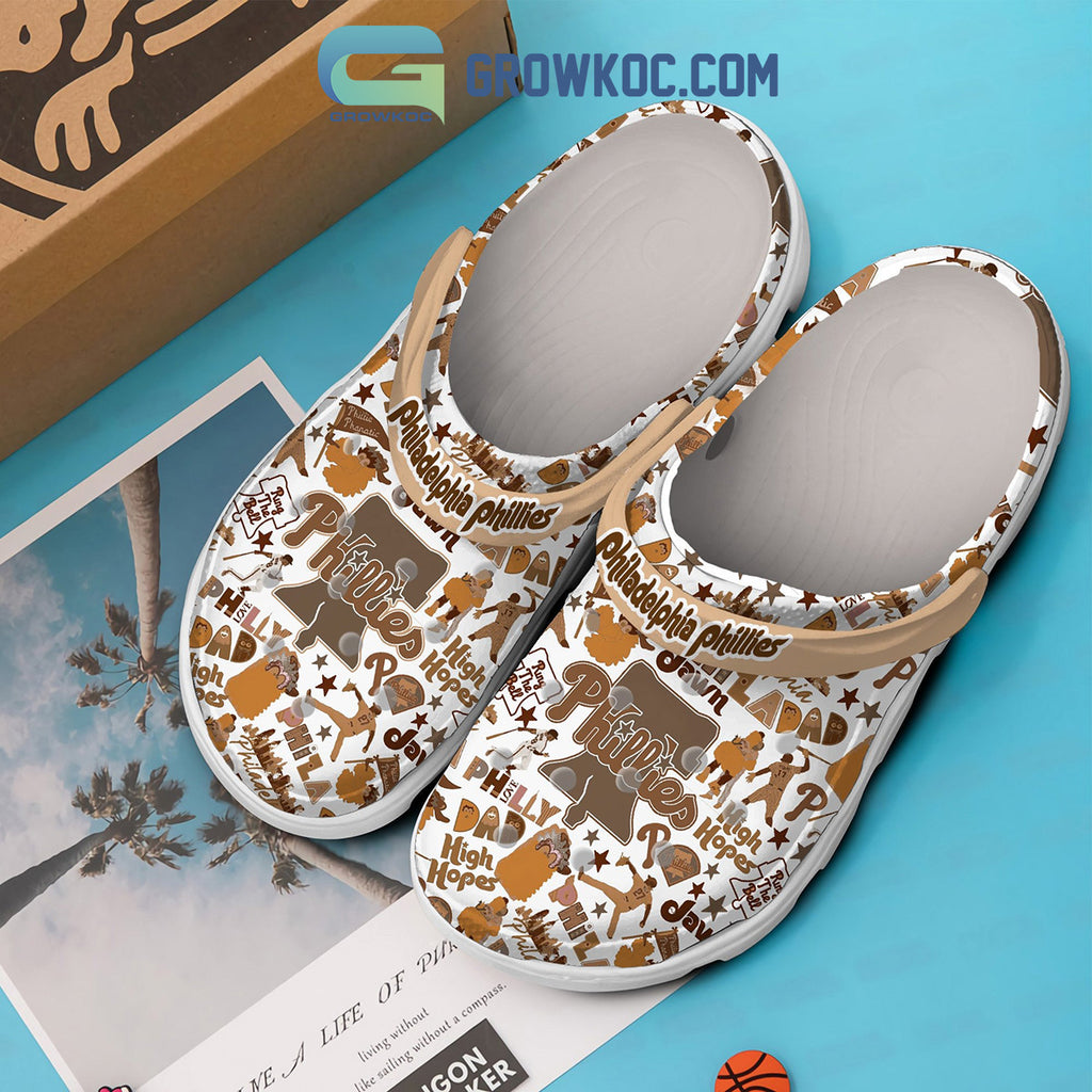Philadelphia Phillies High Hopes Palomino Styles Clogs Crocs