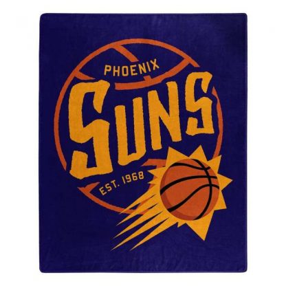 Phoenix Suns Throw Blanket 50×60 Blacktop Desig