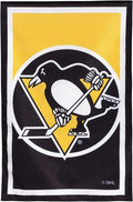 Pittsburgh Penguins Banner 2 Sided Burlap House Flag