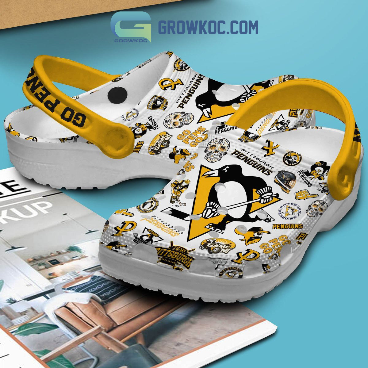 Pittsburgh Penguins Go Penguin Clogs Crocs