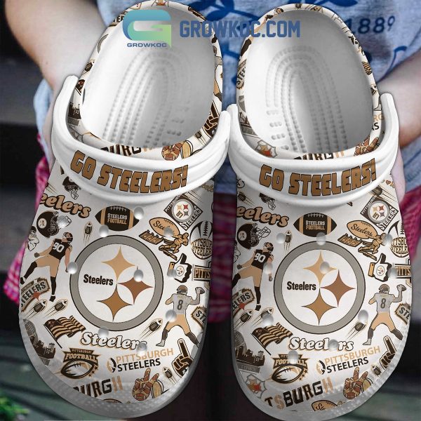 Pittsburgh Steelers Football Palomino Styles Clogs Crocs