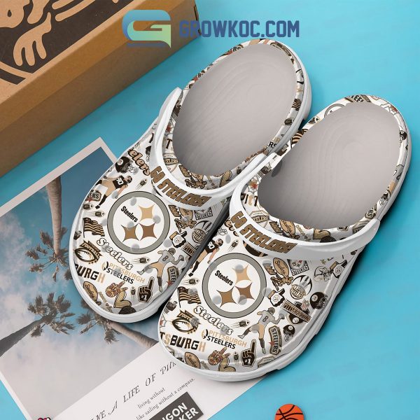Pittsburgh Steelers Football Palomino Styles Clogs Crocs