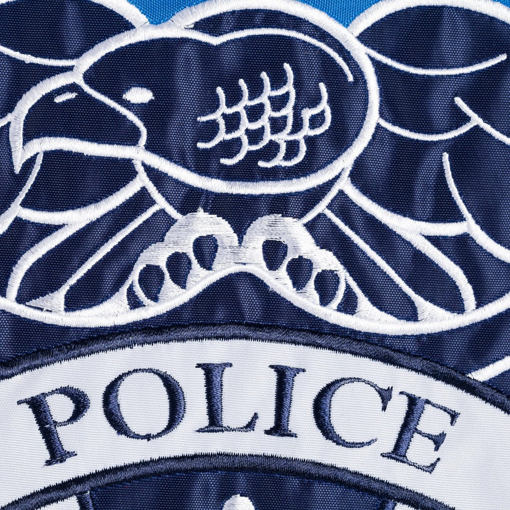 Police Officer 2 Sided Garden Flag