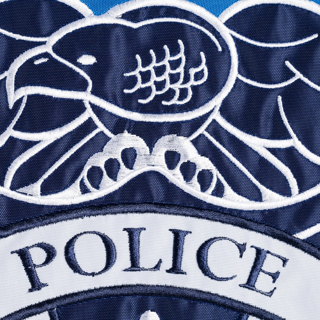Police Officer 2 Sided Garden Flag