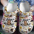 Post Malone You're A Sunflower Crocs Clogs White